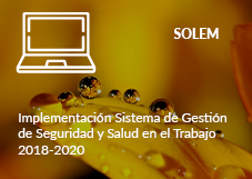 SOLEM.Implementación Sistema de Gestión de Seguridad y Salud en el Trabajo 2018-2020