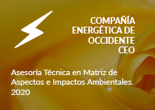 Compañía Energética de Occidente – CEO. Asesoría Técnica en Matriz de Aspectos e Impactos Ambientales. 2020