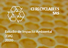 CI RECYCLABLES SAS. Estudio de Impacto Ambiental (EIA). 2020