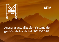 ADM. Asesoría actualización sistema de gestión de la calidad. 2017-2018