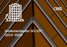 CBRE.Implementación SG-SST. 2019-2020